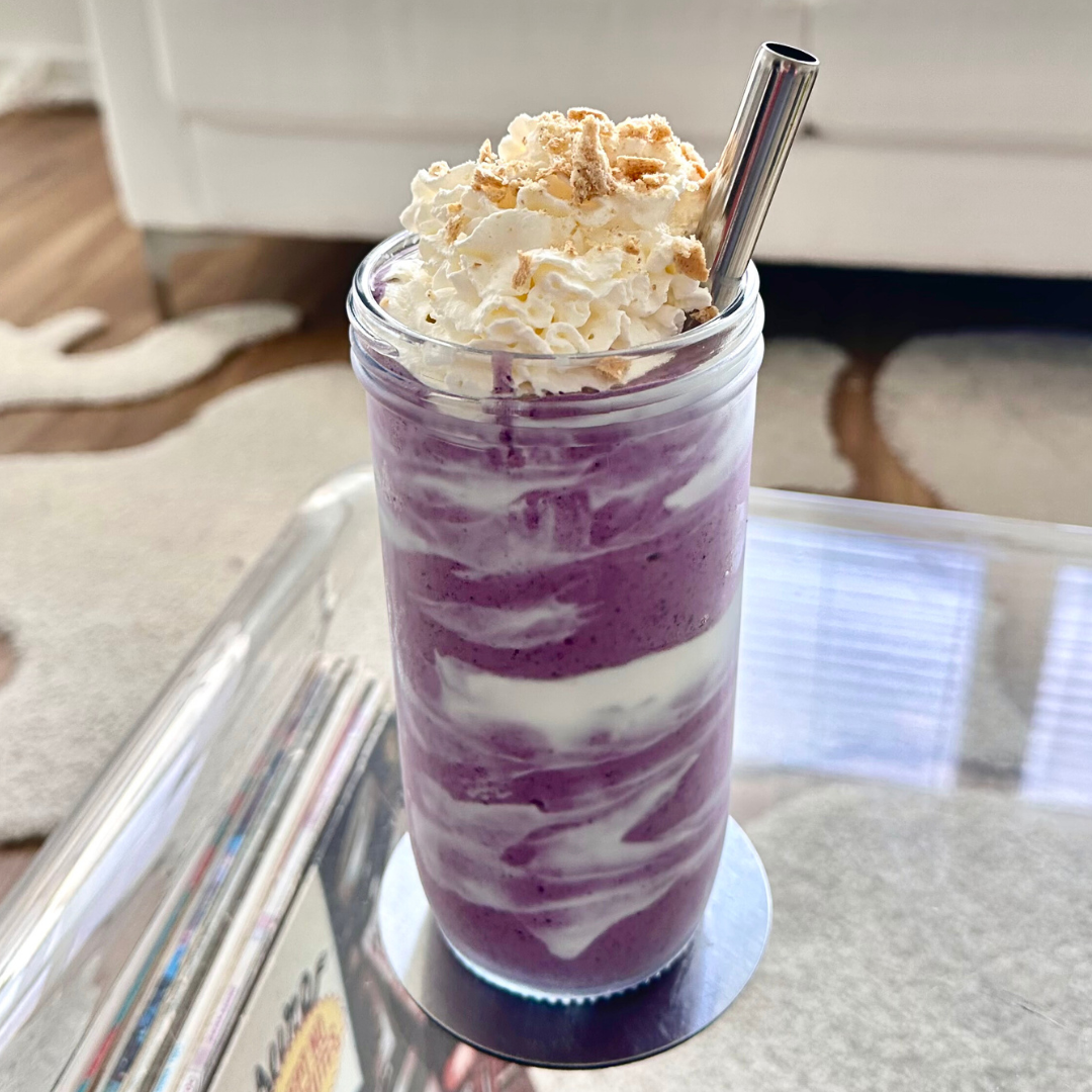 Blueberry Cheesecake Protein Smoothie