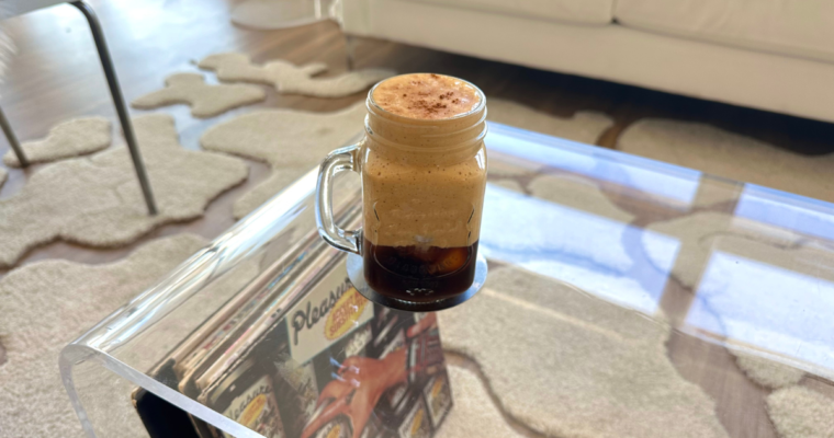 High Protein Pumpkin Cookie Butter Cold Brew