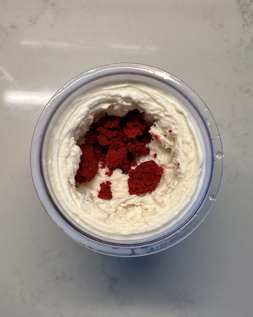 Ninja Creami Red Velvet Cake Protein Ice Cream