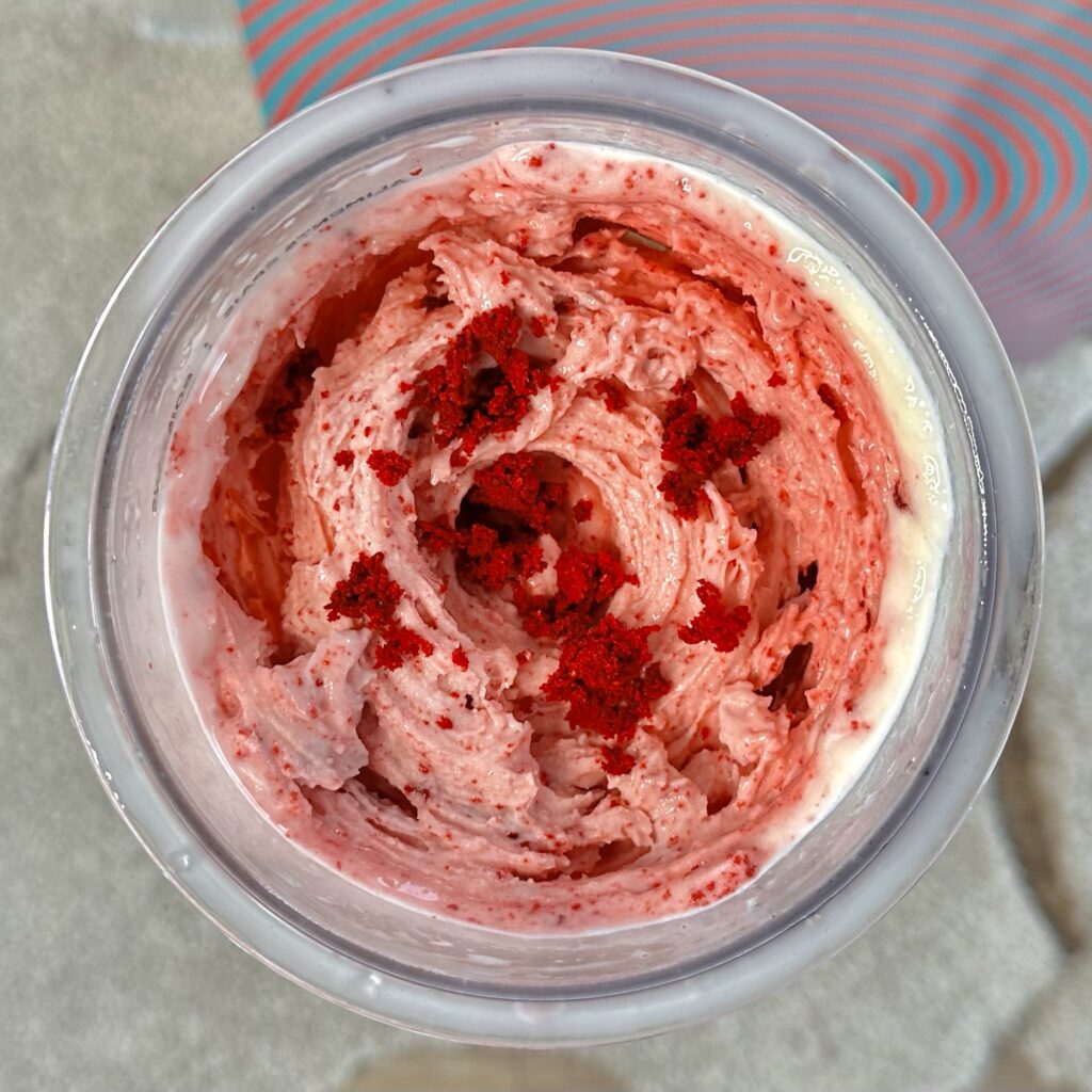 Ninja Creami Red Velvet Cake Protein Ice Cream