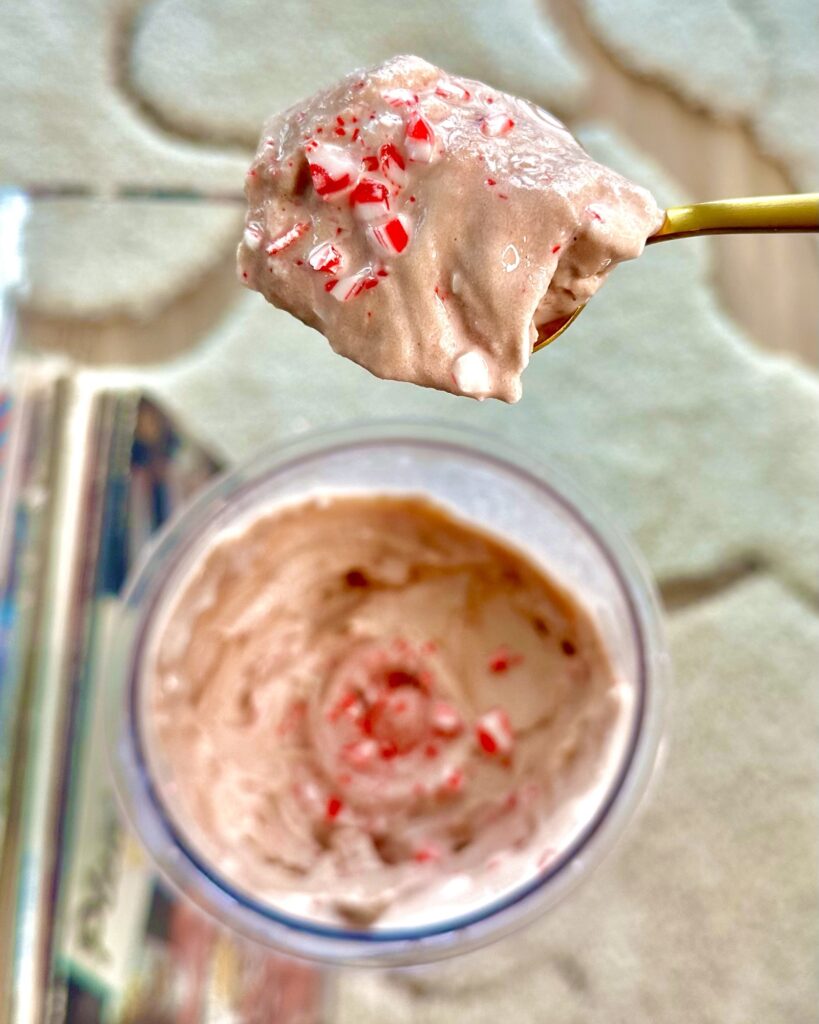 Ninja Creami Peppermint Frosty Protein Ice Cream