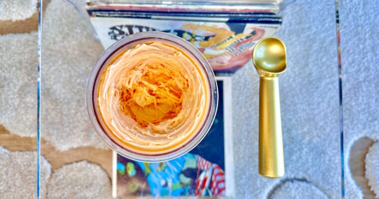 Orange Creamsicle Protein Ice Cream