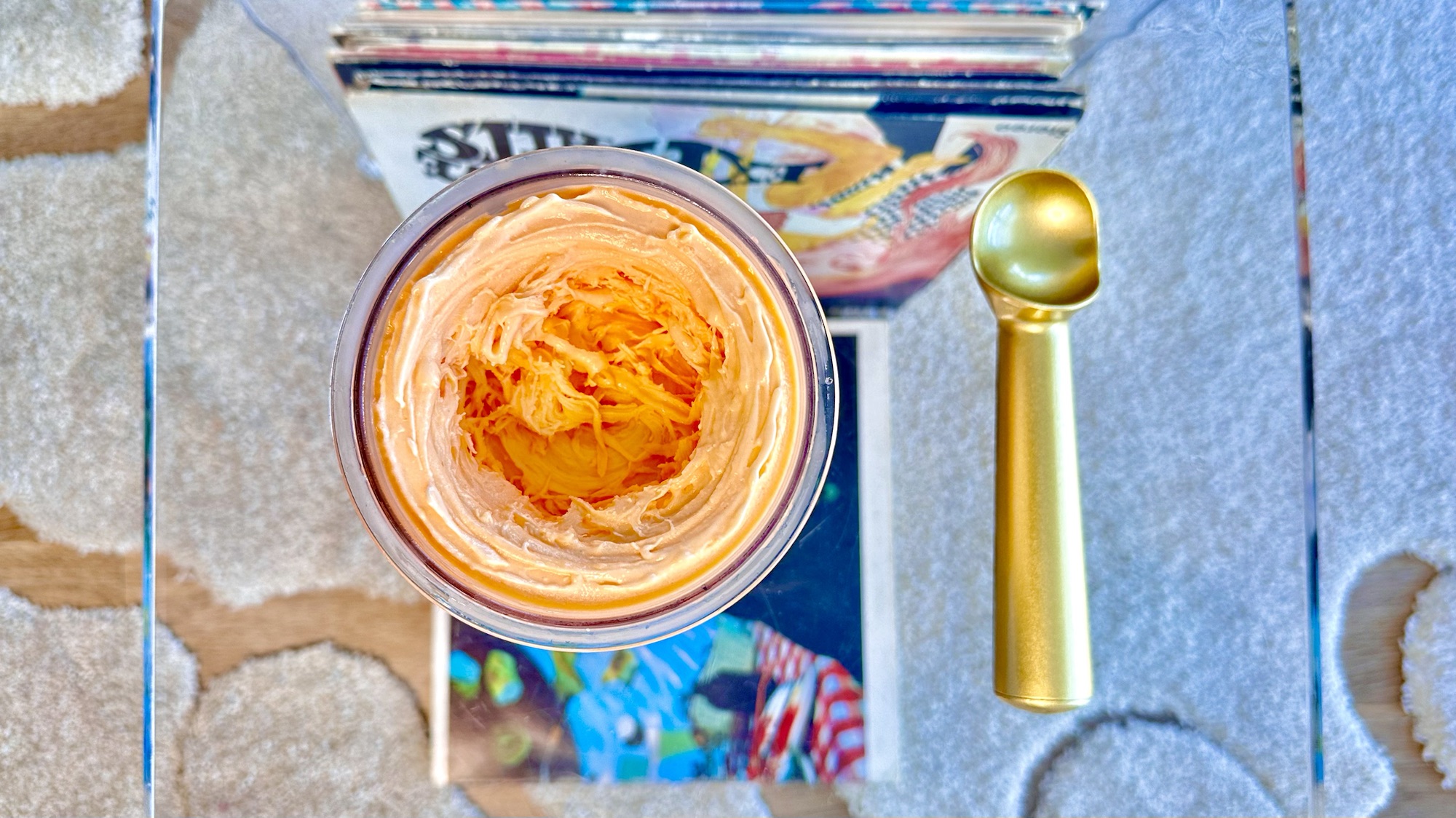 Orange Creamsicle Protein Ice Cream