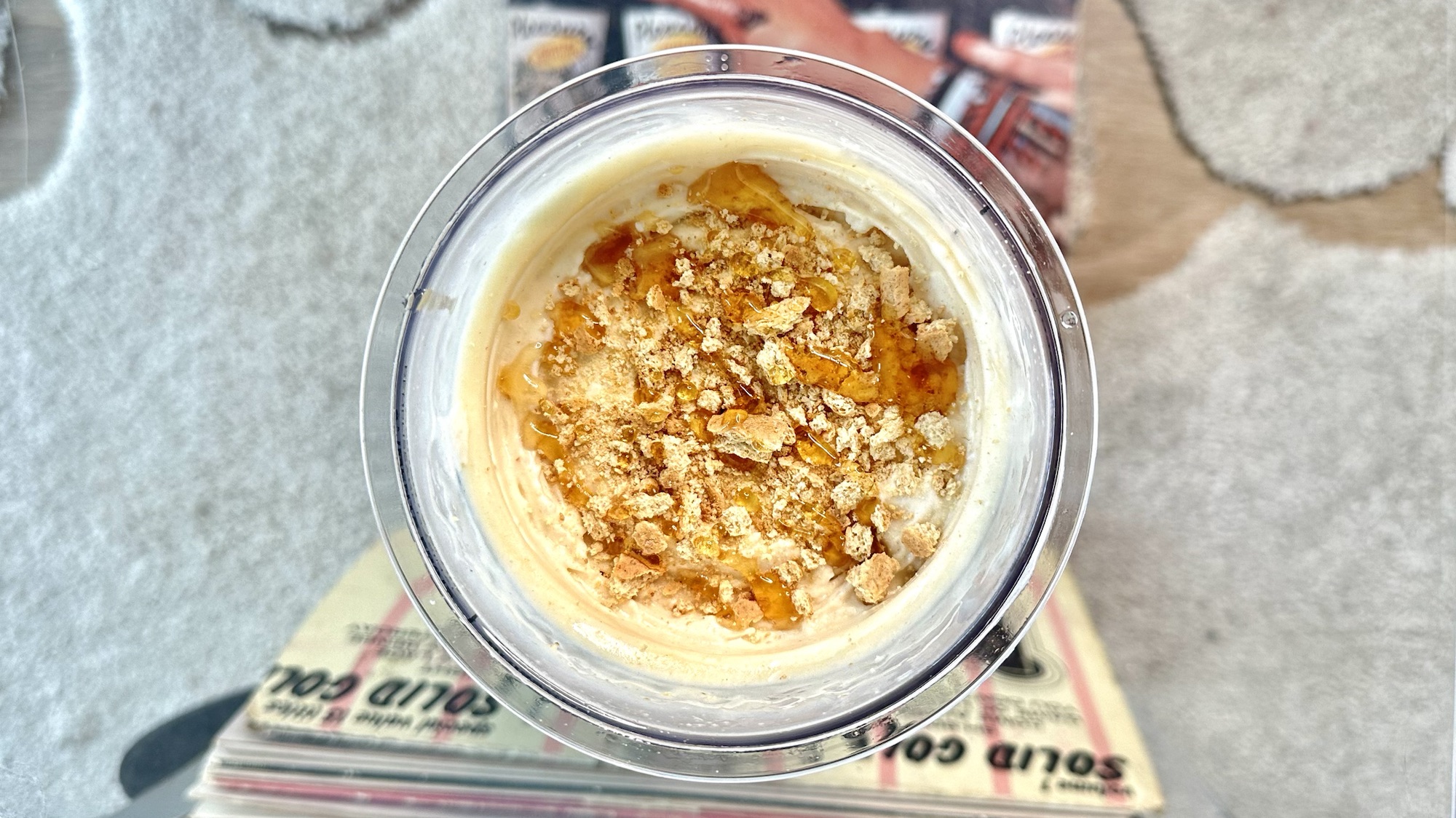 Honey Graham Protein Ice Cream