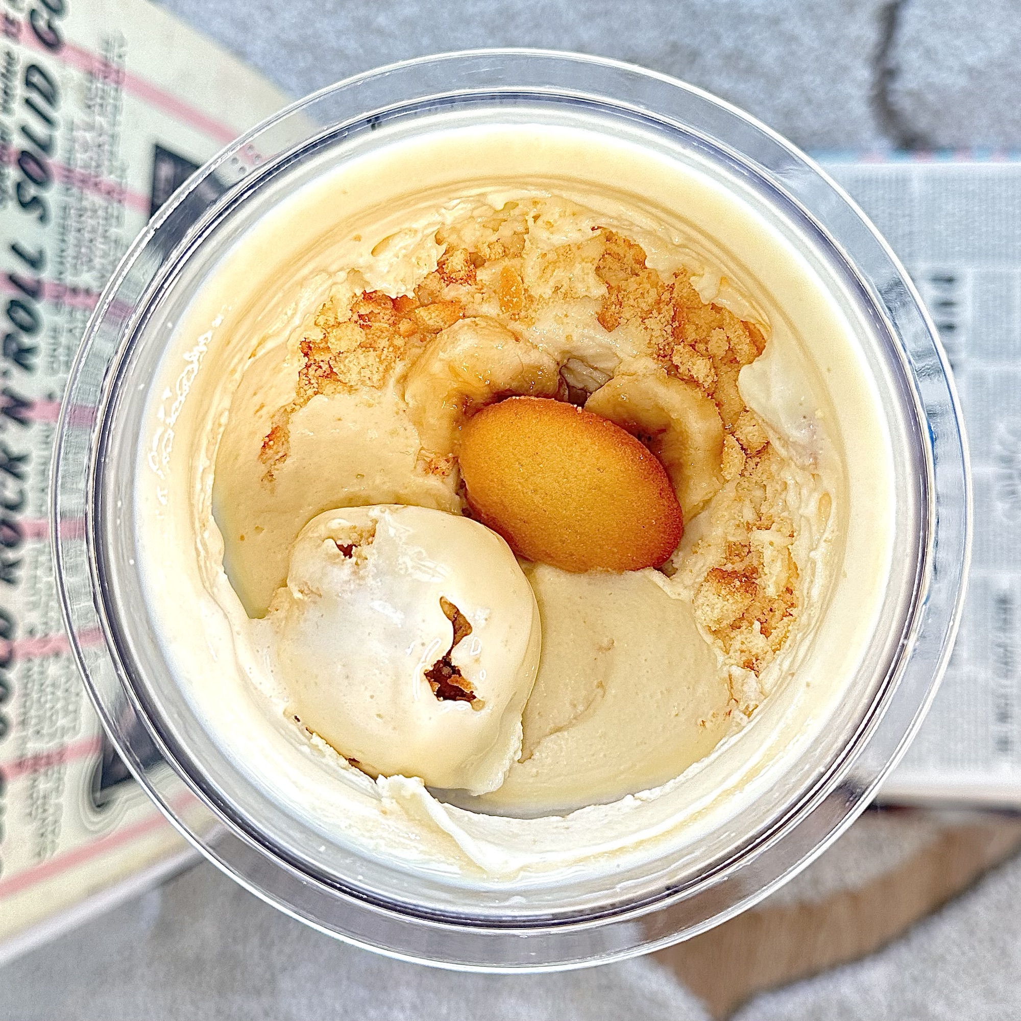 Banana Pudding Protein Ice Cream