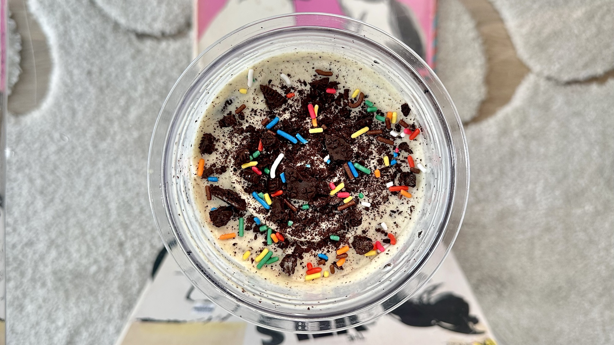 Oreo Birthday Cake Protein Ice Cream