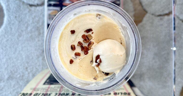 Butter Pecan Protein Ice Cream