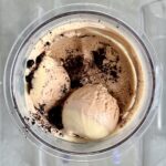 Chocolate Vanilla Swirl with Cookie Crunch Protein Ice Cream