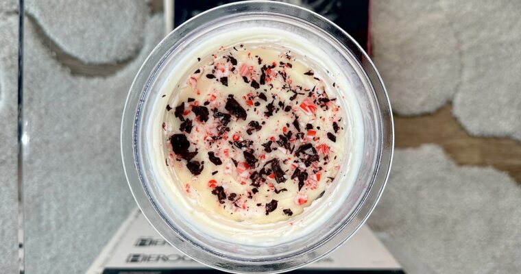Peppermint Bark Protein Ice Cream